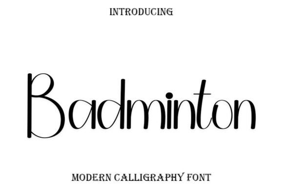 Badminton: A Distinctive Handwritten Font for Authentic, Human-Centered Design