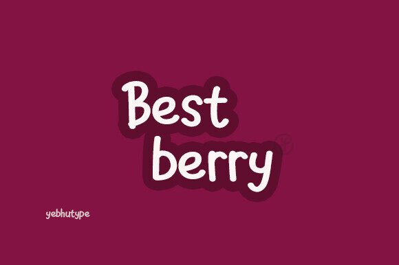 Best Berry Font: Handwritten Charm, Soft & Fun