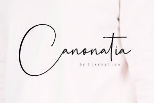 Canonatia: A Light Handwritten Font That Delivers Clarity and Character