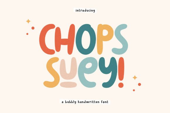 Chops Suey: The Handwritten Font That Turns Design Into Joy