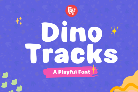 Dino Tracks: A Playful Handwritten Font