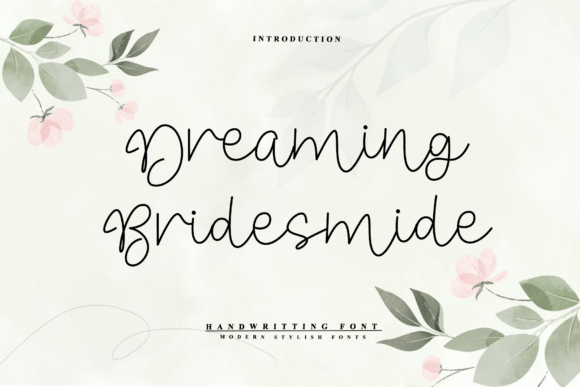 Dreaming Bridesmide: The Elegant Handwritten Font That Balances Beauty and Readability