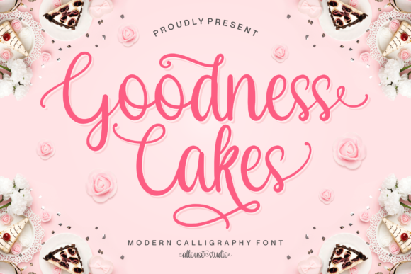 Goodness Cakes: Elevate Your Design with Timeless Handwritten Elegance