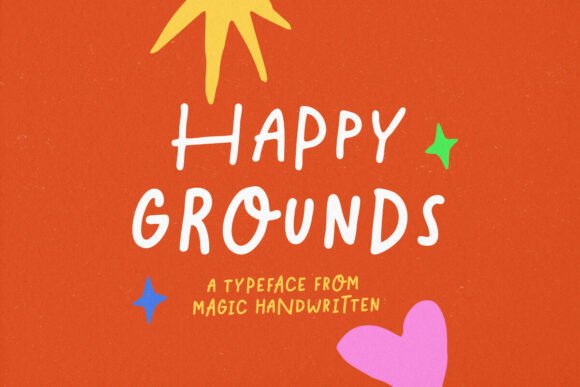 Happy Grounds: A Handwritten Font That Feels Like a Smile