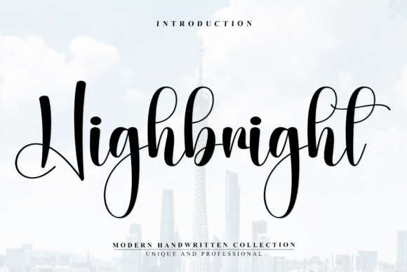 Highbright: Elegant Handwritten Script Font