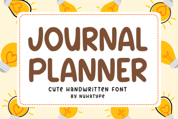 Journal Planner Font: The Minimalist Handwritten Typeface That Brings Warmth to Your Creative Projects