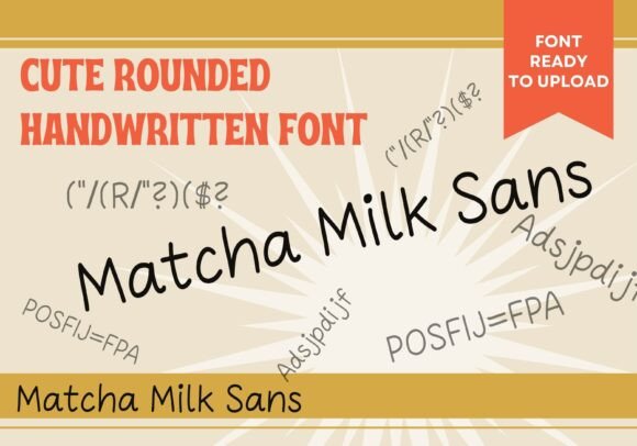 Matcha Milk Sans: A Practical Font for Planners, Printables, and Everyday Creative Work