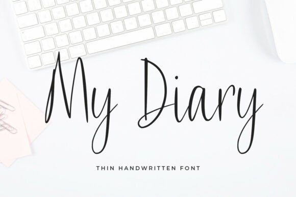 My Diary: A Handwritten Font Built for Clarity and Character