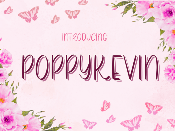 PoppyKevin: A Bold, Handwritten Font for Distinctive Design