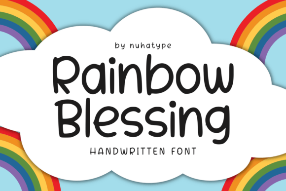 Rainbow Blessing: The Handwritten Font Redefining Simplicity in Creative Workflows