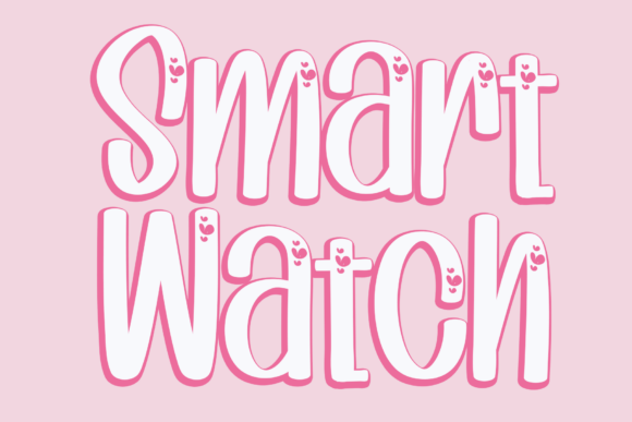 Smart Watch Font