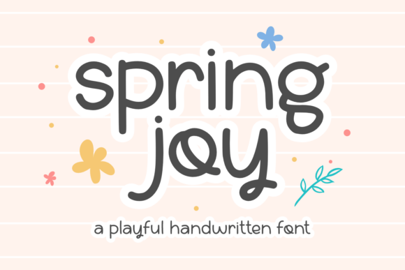 Spring Joy: A Playful Handwritten Font