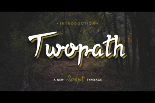 Twopath: The Handwritten Font That Feels Like a Real Person Wrote It