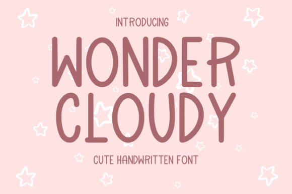 Wonder Cloudy: The Playful Handwritten Font That Feels Like a Hug on Paper